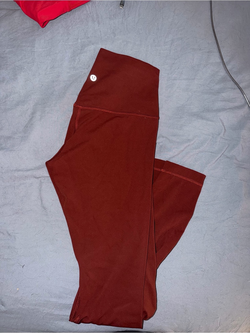 lululemon athletica Maroon High-Rise Leggings